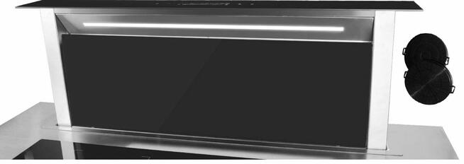 Automatyczny okap kuchenny downdraft wysuwany blatowy SCHILD
