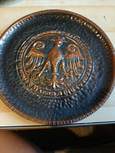 Piękne dwie patery wykonane w mosiądzu dla kolekcjonera