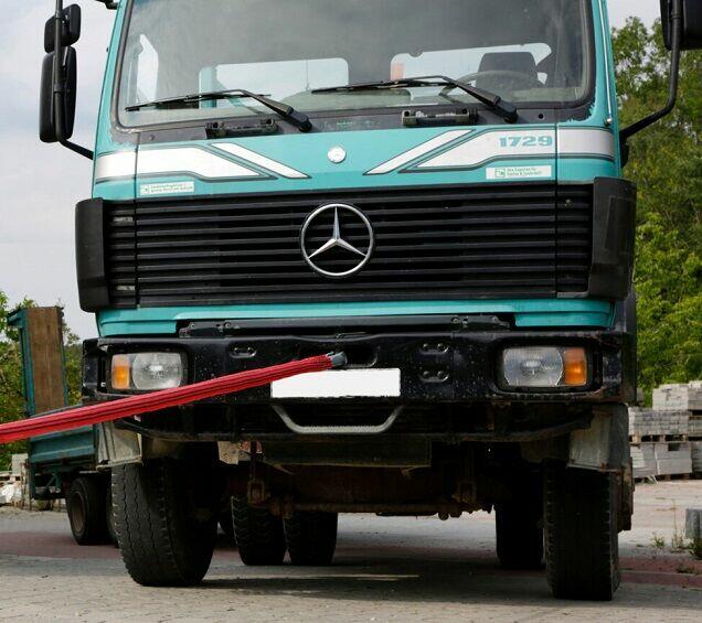 Pas holowniczy transportowy wyciągowy lina pętla holownicza