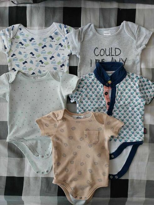 Ubranka dla niemowlęcia roz.62/68cm ok. 30szt.,+ kombinezon