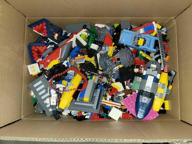 Klocki Lego mieszanka 5 kg losowe + 5 figurek