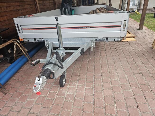 Przyczepa platforma laweta uchylna TA-NO GRAVITY M450 3T DMC