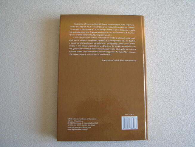 Bankructwa przedsiębiorstw – wybrane aspekty instytucjonalne