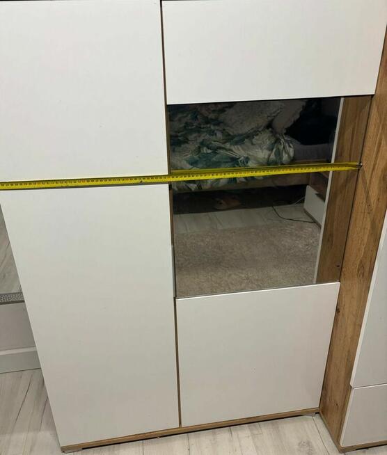 Zestaw szafa i witryna BRW Zele