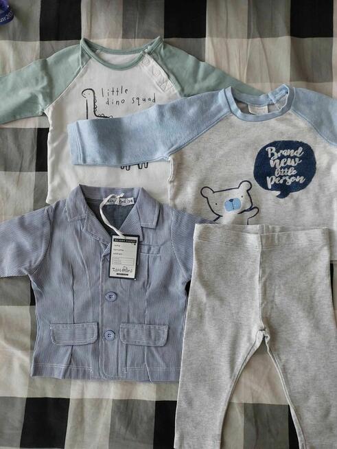 Ubranka dla niemowlęcia roz.62/68cm ok. 30szt.,+ kombinezon