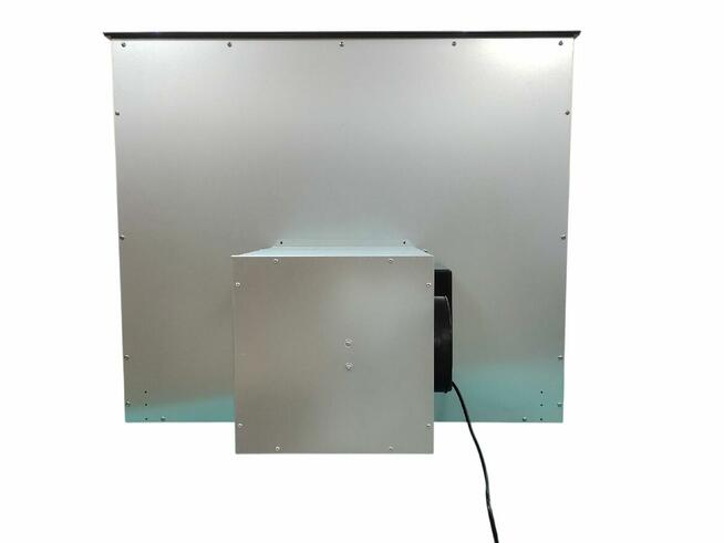 BLACK Automatyczny okap kuchenny downdraft wysuwany blatowy