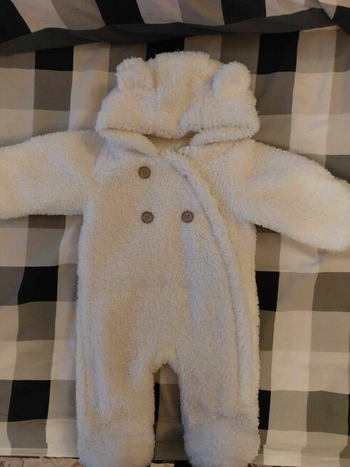 Kombinezony pluszowe 3 sztuki 3-6 miesięcy 68 cm, m.in.H&M