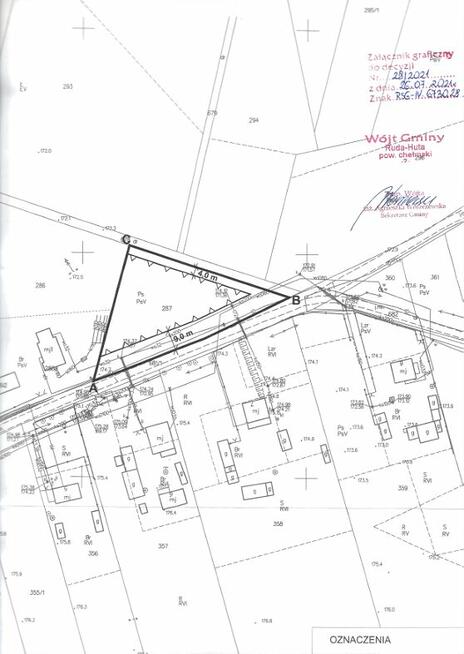 Działka 2400 m² z WZ – spokojna okolica, Ruda-Huta, ul.Łączna