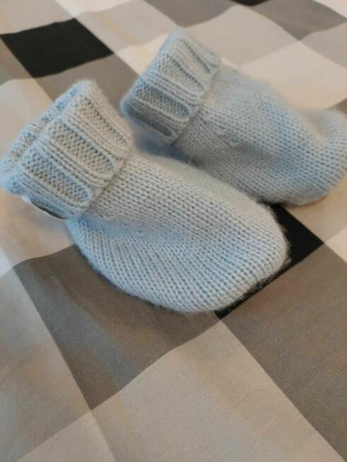 Ciepłe kapciuszki dla niemowlaka 2 pary