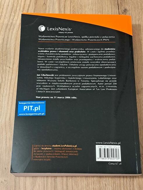 Polskie prawo podatkowe. Jan Głuchowski