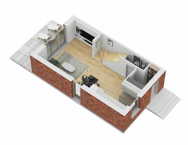 Dom 89,84 m²•Skajny Ogród ok. 240 m²•Osiedle zamknięte•Wysok