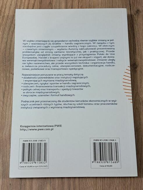 Handel zagraniczny. Organizacja i technika