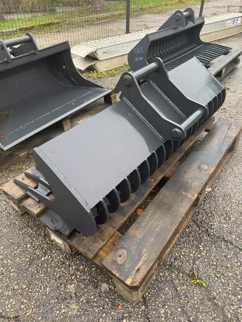 Łyżka skarpowa ażurowa, grabie 120cm 2,6-3,5t — S40 — OUTLET