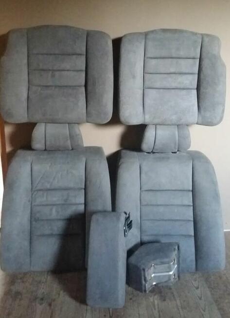 Mercedes w 126 sec kanapa tył Alcantara