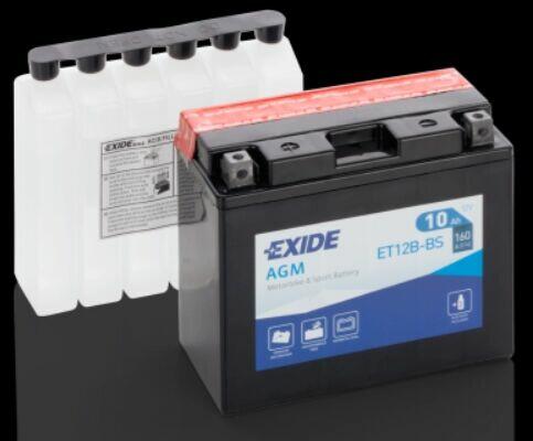 Akumulator MOTO 10Ah 160A EXIDE ET12B-BS L+