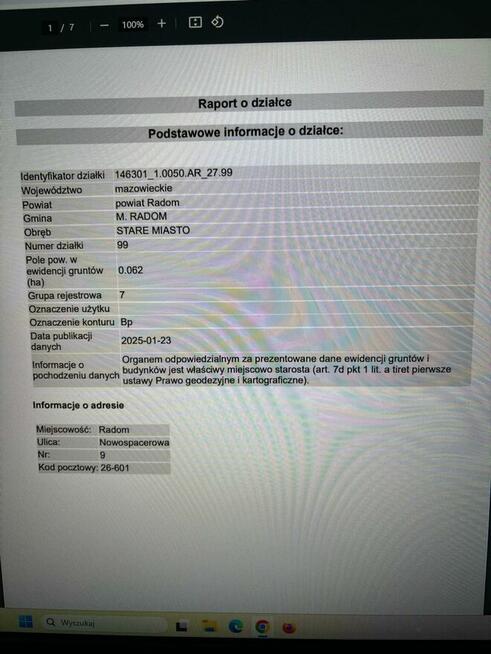 DZIAŁKA CENTRUM RADOMIA