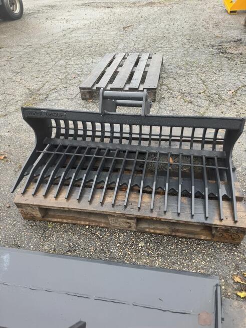 Łyżka skarpowa ażurowa, grabie 120cm 2,6-3,5t — S40 — OUTLET