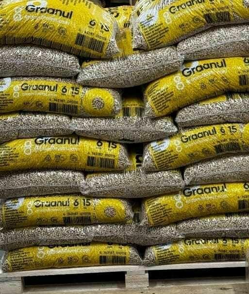 Pellet drzewny A1 , certyfikowany , worki 15 kg