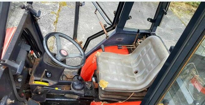 Traktorek komunalny zamiatarka pług przyczepa