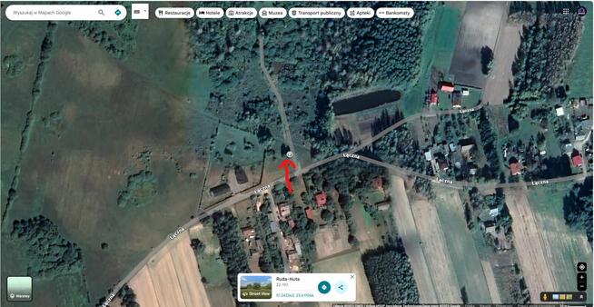 Działka 2400 m² z WZ – spokojna okolica, Ruda-Huta, ul.Łączna