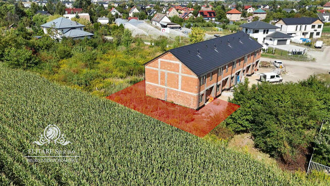 DOM szereg SKRAJNY 103,02m na działce 321m2m2, Iwiny Siechnice