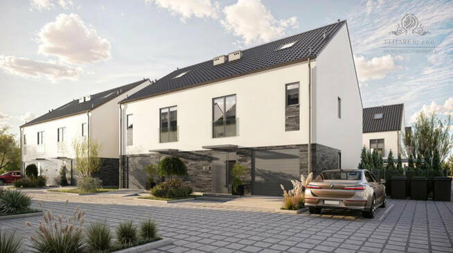 Dom w zab. bliźniaczej o pow. uż.105,27 z garażem+16,10m2/Iwiny