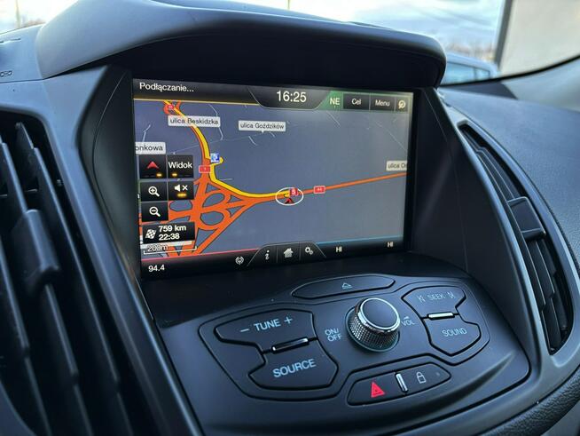 Kuga 2.0TDCI Titanium 150km czujniki NAVI klima BEZWYPADEK serwis 2016