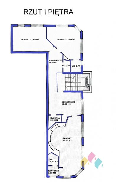 4 pomieszczenia, 150 m2 - I piętro, parking