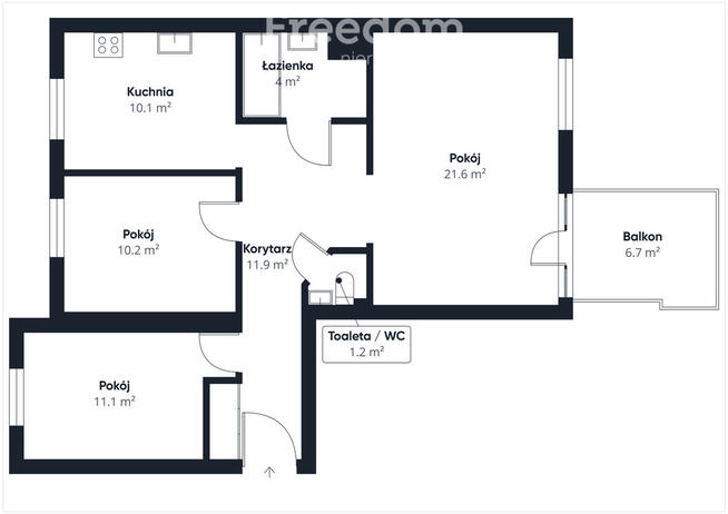 Piękne, przestronne mieszkanie do wprowadzenia