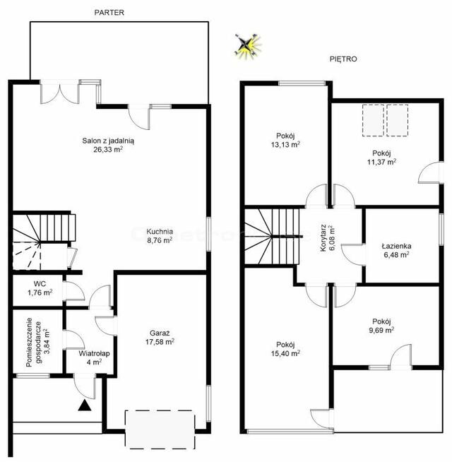 Dom zaprojektowany przez projektanta wnętrz