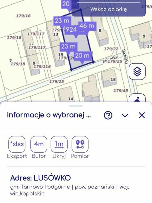 Działka pod zabudowę mieszkaniową, Lusówko!