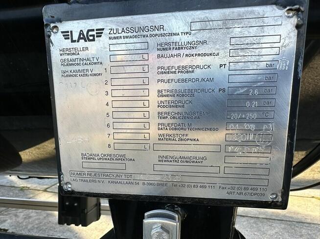 CYSTERNA DO PRZEWOZU BITUMU LAG 0-3-39T