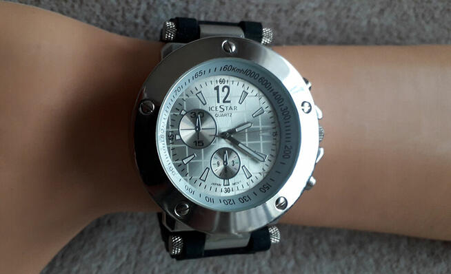 Nowy męski zegarek IceStar kwarcowy w pudełku