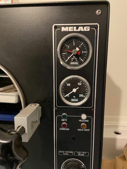 Autoklaw Melag Typ 29 w dobrym stanie, w pełni sprawny