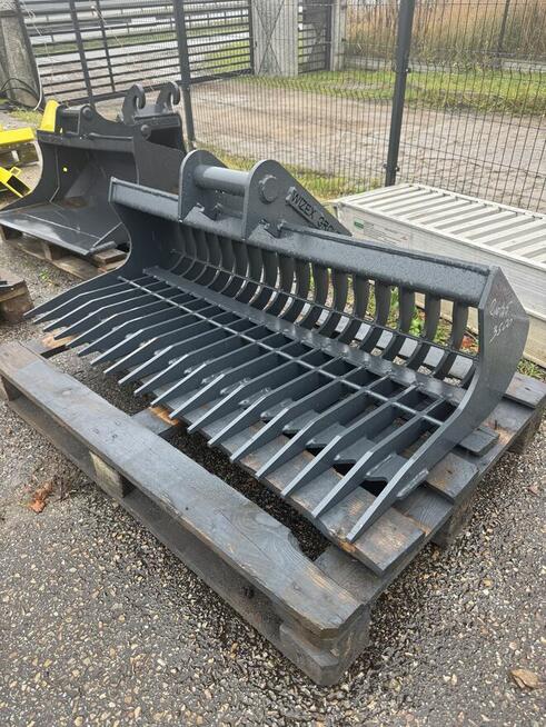 Łyżka skarpowa ażurowa, grabie 120cm 2,6-3,5t Lehnhoff MS03