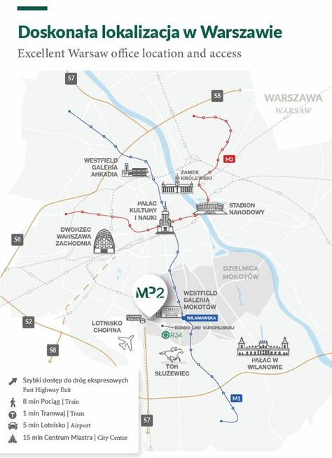 Nowoczesne biuro 701 m² - Mokotów
