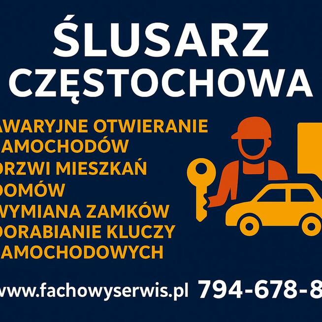 Pogotowie Zamkowe Częstochowa 24h Awaryjne otwieranie drzwi