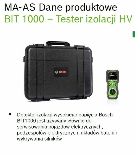 BIT 1000 EV pojazdy pomiary 1 699 505 751