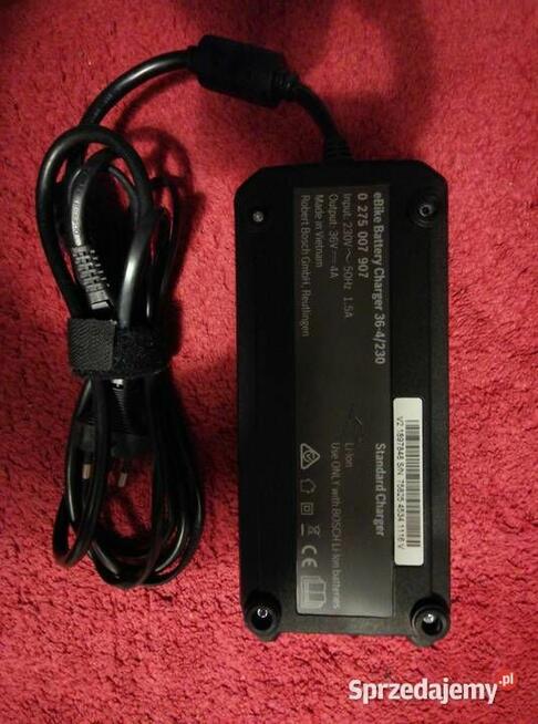 Ładowarka Bosch STANDARD 4A 36V do roweru elektrycznego
