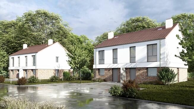 Dom 89,84 m²•Skajny Ogród ok. 240 m²•Osiedle zamknięte•Wysok