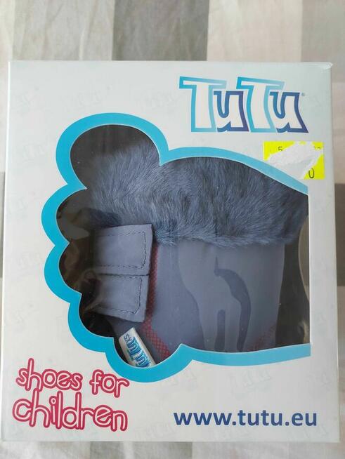 Nowe buciki/kozaczki TUTU dł. 11cm