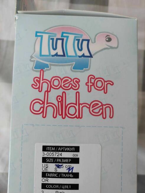 Nowe buciki/kozaczki TUTU dł. 11cm