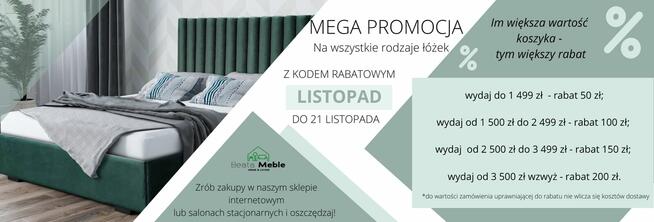 Łóżko JULIA 160x200 z pojemnikiem | Promocja