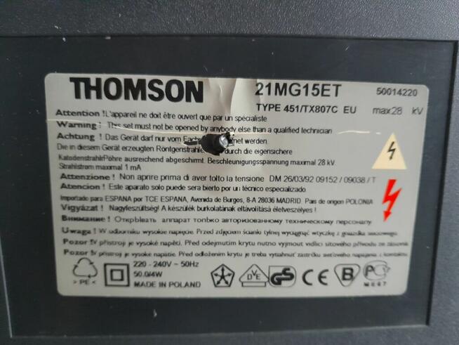 THOMSON 21MG15ET BLACKPEARL telewizor