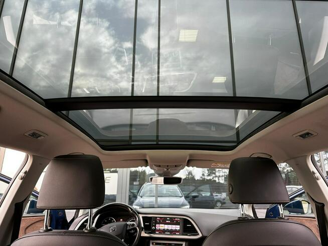 Seat Leon FullLED Panorama Kamera Łopatki Półskóra Asystent Alu Serwis GWARANCJA