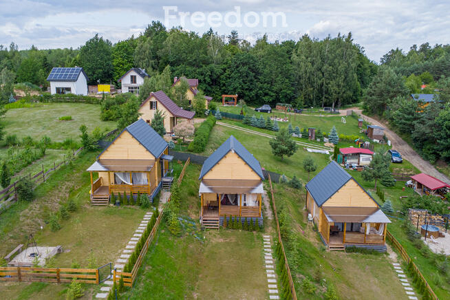 Gotowy biznes 6 nowych domów na Mazurach na wynajm