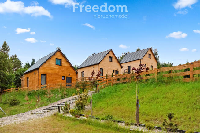 Gotowy biznes 6 nowych domów na Mazurach na wynajm