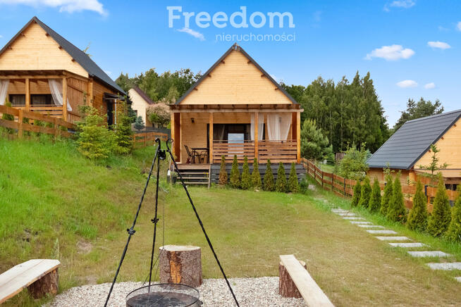 Gotowy biznes 6 nowych domów na Mazurach na wynajm