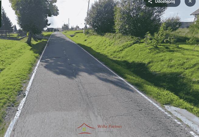 Łapanów Grabie, działka budowlana-usług. 1800m2