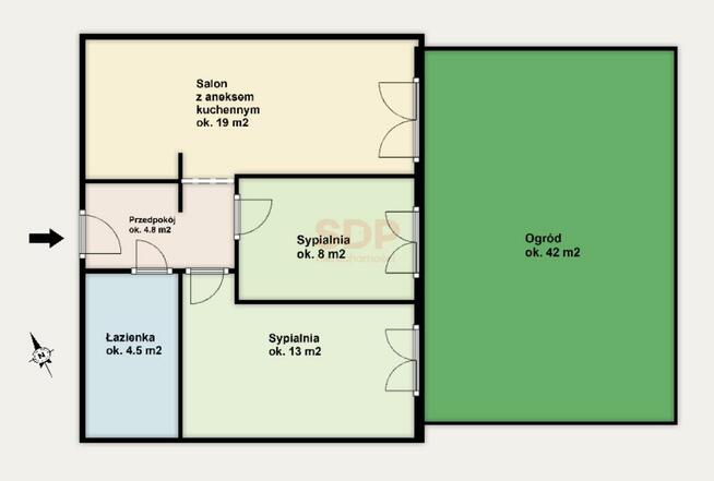 Mieszkanie Wrocław Krzyki, Borek, Wiktora Brossa